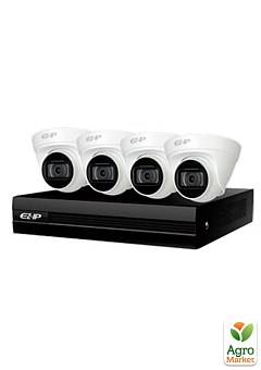 Комплект видеонаблюдения Dahua EZIP-KIT/NVR1B04HC-4P/E/4-T1B202