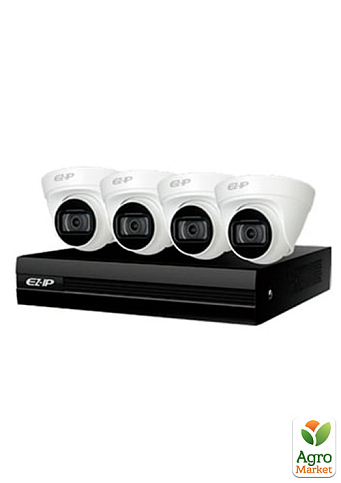 Комплект видеонаблюдения Dahua EZIP-KIT/NVR1B04HC-4P/E/4-T1B20