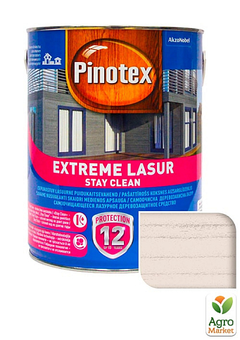 Лазурь Pinotex Extreme Lasur Снег 3 л