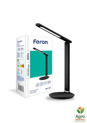 Настольный светодиодный светильник Feron DE1728 (40050)
