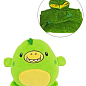 Толстовка с капюшоном худи Huggle Pets трансформер в игрушку Зеленый SKL11-276472