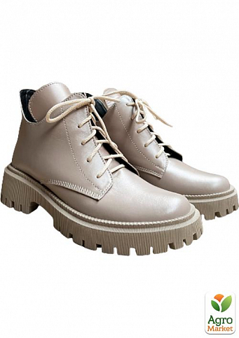 Женские ботинки зимние Amir DSO028 40 25см Бежевые - фото 6