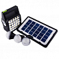 Сонячна автономна станція GDTimes GD-105 Павербанк + освітлення 20W, Solar Panel 6V3.8W