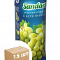 Сок виноградный (из белого винограда) ТМ "Sandora" 0,25л упаковка 15шт