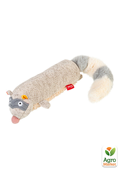 Игрушка для собак Енот с пищалкой GiGwi Plush, текстиль, 17 см (75310)2