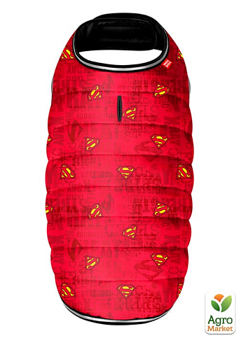 Курточка-накидка для собак WAUDOG Clothes, рисунок "Супермен красный", XXS, А 23 см, B 29-36 см, С 14-20 см (501-4007) - фото 2