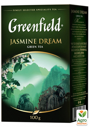 Чай зеленый с жасмином ТМ "Greenfield" Jasmine Dream 100 гр
