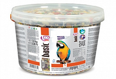 Корм сухой ЛолоПетс Полнорационный корм для крупных попугаев ведро 1.5 кг (7276190)2