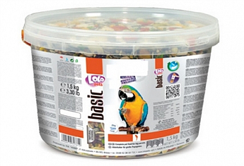 Корм сухой ЛолоПетс Полнорационный корм для крупных попугаев ведро 1.5 кг (7276190)