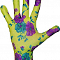 Тонкі літні робочі жіночі рукавички (салатові) N-10