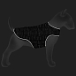 Курточка-накидка для собак WAUDOG Clothes, рисунок "Бэтмен голубовато-белый", S, А 32 см, B 41-51 см, С 23-32 см (503-4001) цена