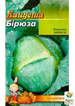 Капуста "Бирюза" (Большой пакет) ТМ "Весна" 3г1