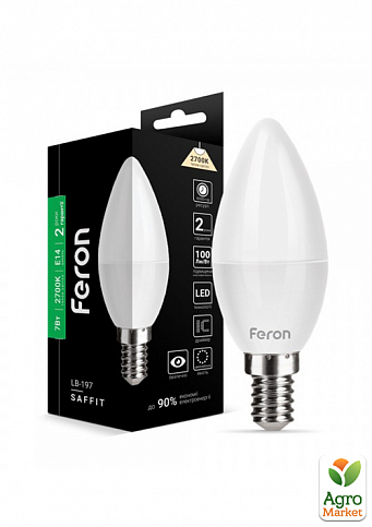 Светодиодная лампа Feron LB-197 7W E14 2700K (25809)