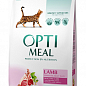 Сухий корм для дорослих кішок Optimeal зі смаком ягня 4 кг (2822290)