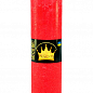 Свеча "Рустик" цилиндр (диаметр 5,5 см*40 часов) красная