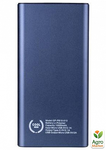 Дополнительная батарея Gelius Pro Edge GP-PB10-013 10000mAh Blue  - фото 6