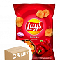 Картофельные чипсы (Паприка) ТМ "Lay`s" 60г упаковка 28шт