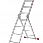 Лестница-трансформер алюминиевая Квитка Heavy Duty (4х4 ступени) цена