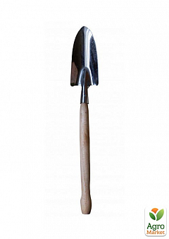 Лопата посадкова, дерев'яна ручка, нержавіюча, 510мм № 71-0611