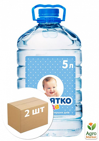 Вода дитяча питна ТМ "Малятко" 5л упаковка 2шт