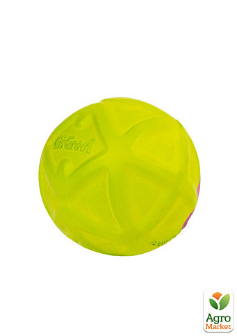 Игрушка для собак Мяч полнотелый GiGwi G-foamer, спинная резина, 6,5 см (2332)