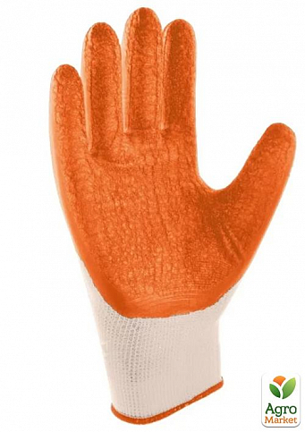 Стрейчевые перчатки с латексным покрытием BLUETOOLS Recodrag (XL) (110-1203-10-OR) - фото 2