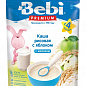 Каша молочна Рисова з яблуком Bebi Premium, 200 г