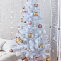 Новогодняя елка искусственная "Сказка Белая" высота 100см (мягкая и пушистая) Праздничная красавица!