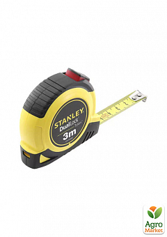 Рулетка вимірювальна STANLEY "Tylon ™ Dual Lock", 3мх13 мм, в пластмасовому корпусі. STHT36802-0 ТМ STANLEY2