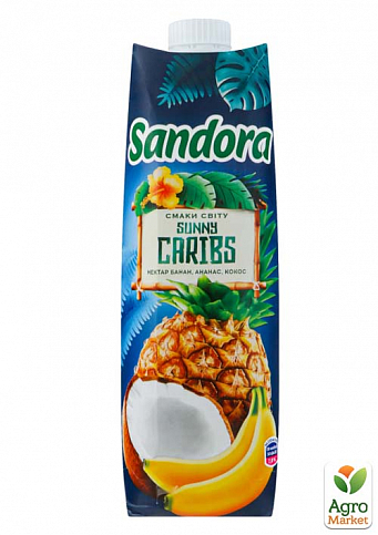 Нектар ананас-кокос-банан ТМ "Sandora" 0,95 л