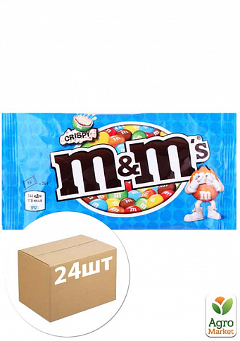 Драже M&M` з рисовими кульками 36 г уп. 24 шт