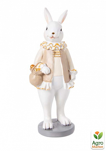 Фігурка Декоративна "Кролик З Кошиком" 5,5X5,5X15См (192-237)