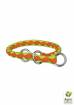 Ошейник-удавка для собак Cavo (47-55см/18мм, оранжевый/зеленый) "TRIXIE" TX-144072