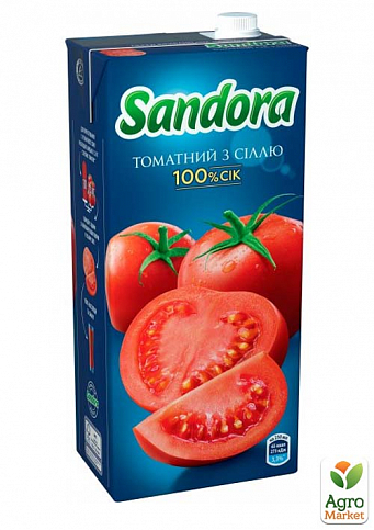 Сок томатный (с солью) ТМ "Sandora" 2л