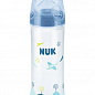 Бутылка NewClass 250 мл пластик / соска силиконовая 6-18 месяцев NUK мальчик