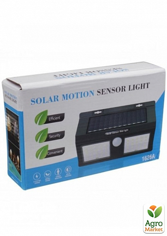 Вуличний ліхтар з датчиком руху Solar Motion 1626A 40 LED - фото 4