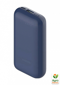 Додатковий зовнішній акумулятор повербанк Xiaomi Mi Power Bank 10000mAh 33W Pocket Version Pro Blue (PB1030ZM)2