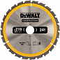 Диск пильный DeWALT, CONSTRUCTION 216 х 30 мм, 24z (ATB) - 5 градусов DT1952 ТМ DeWALT