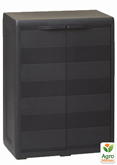 Шкаф низкий 2-х дверный Elegance S Toomax черный (5662)2