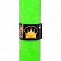 Свеча "Рустик" цилиндр (диаметр 5,5 см*40 часов) зеленая