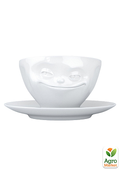 Чашка з блюдцем для кави Tassen "Усмішка" (200 мл), порцеляна (TASS14101/TA)1