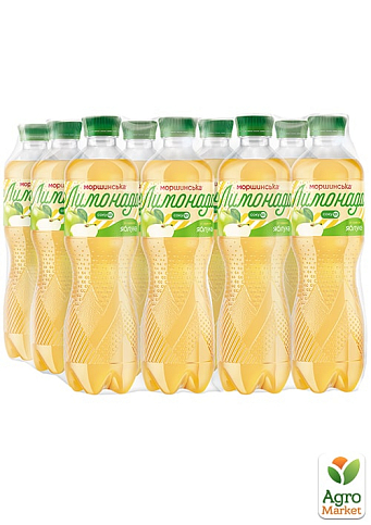 Напій соковий Моршинська Лимонада зі смаком яблука 0.5 л (упаковка 12 шт) - фото 3