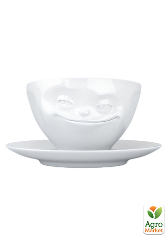 Чашка з блюдцем для кави Tassen "Усмішка" (200 мл), порцеляна (TASS14101/TA)