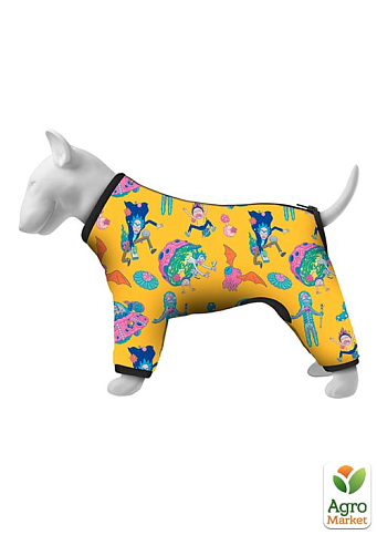 Вітровка для собак WAUDOG Clothes, малюнок "Рік і Морті 3", XS25, В 36-38 см, Д 26-28 см (5325-0282) 