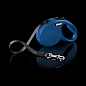 Flexi Classic S Рулетка для собак до 15 кг, длина ленты 5 м, цвет синий (0232110)