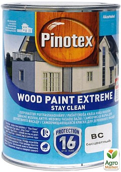 Фарба для дерев'яних фасадів Pinotex Wood Paint Extreme Безбарвний 0,94 л2