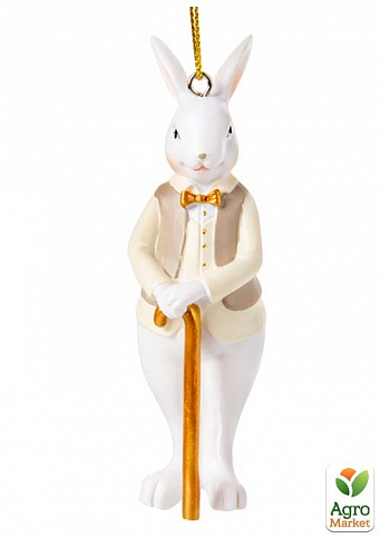 Фігурка Декоративна "Кролик З тростиною" 10См (192-249)