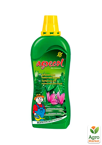 Добриво (рідке) для кімнатних рослин 6-3-6 ТМ "Agrecol" 750мл
