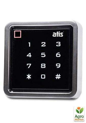 Кодовая клавиатура влагозащищенная Atis AK-603 MF-W со встроенным считывателем карт/брелок