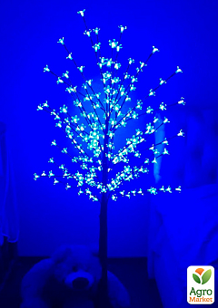 Світлодіодна декорація Дерево Гірлянда, 144 LED синій, 1.5 м1